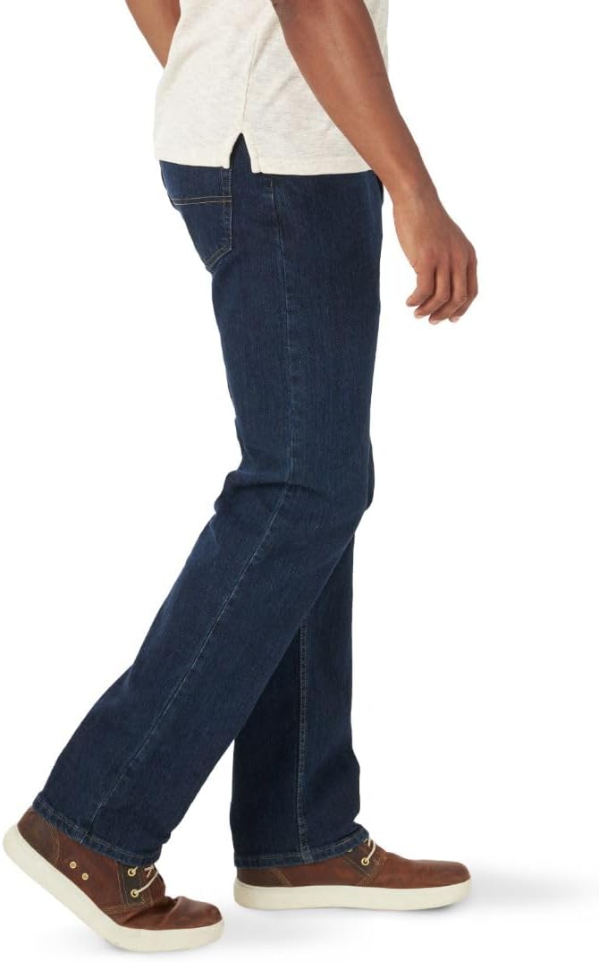 Wrangler Authentics Herren Big & Tall Classic Comfort-Waist Jeans 35W / 34L Dunkles Indigoblau, 35W