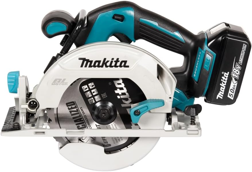 Makita DHS680RTJ Akku-Handkreissäge 57 mm 18 V / 5,0 Ah, 2 Akkus + Ladegerät im