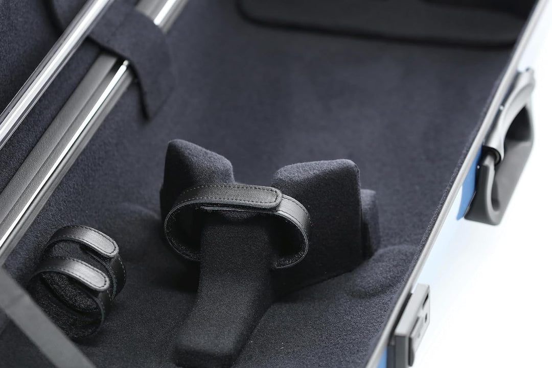 GEWA Violinkoffer AIR 2.1 blau hochglanz, mit zusätzlichem Seitengriff, Made in Germany blau mit zus