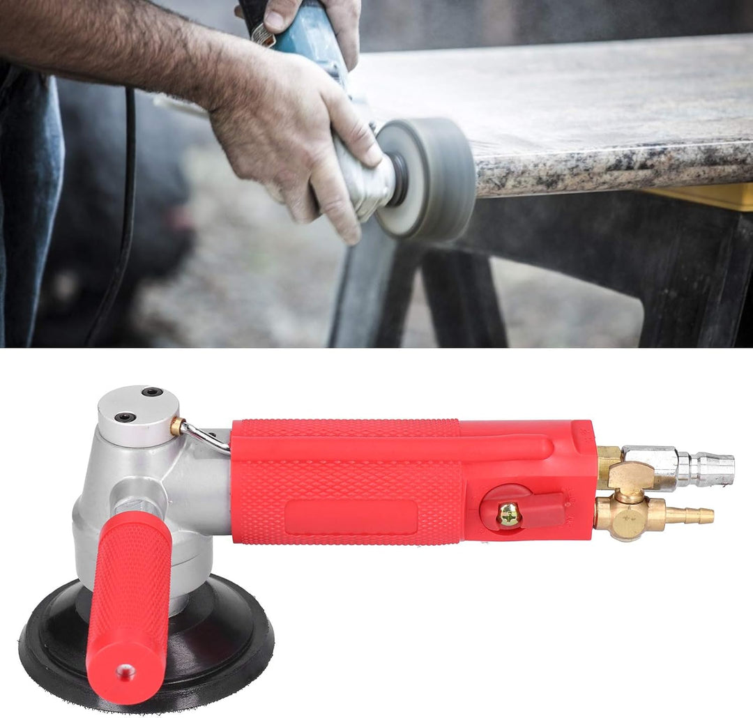 Luft Nass Steinpolierer, 4 Zoll Pneumatische Wasserschleifer, Granit, Marmor, Stein, Nass-Luftpolier