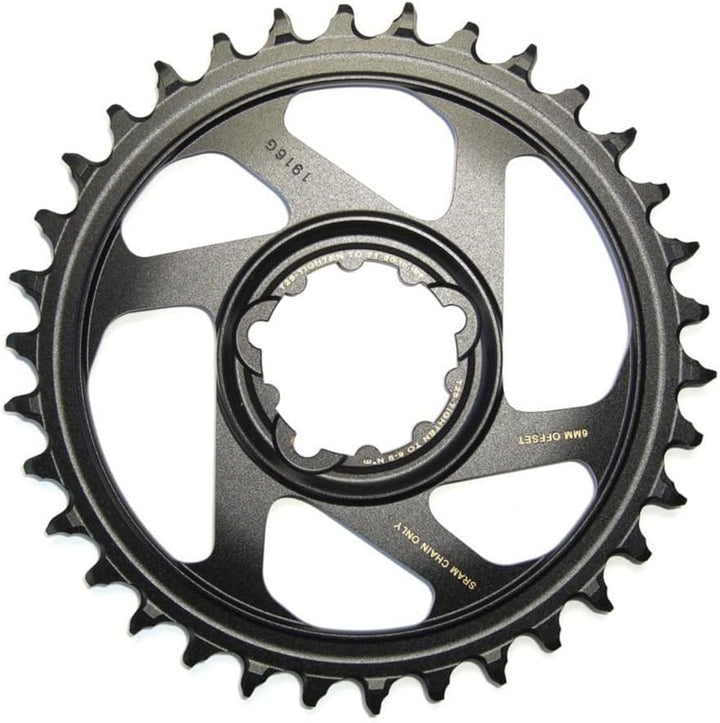 Sram X-Sync 36T Kettenblatt, für Eagle-Kette, direkte Anbringung, Aluminium, Kettenblatt, 12-Fach, S