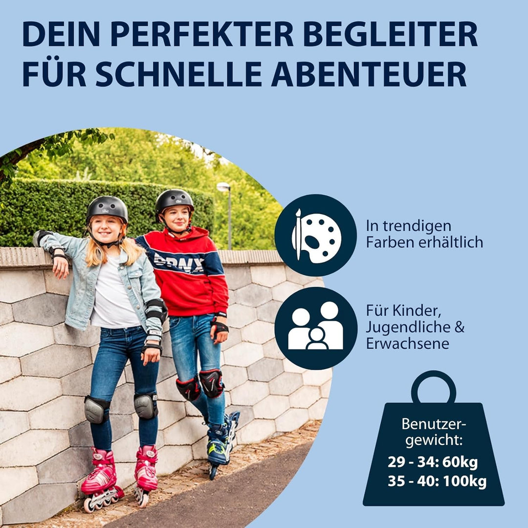 HUDORA Inlineskates Comfort, Softboot Inliner für Kinder, Jugendliche und Erwachsene - Verschiedene