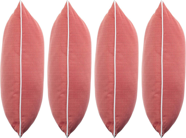 Brandsseller Outdoor Garten Kissen Dekokissen Leinenoptik strukturiert Schmutz- und Wasserabweisend