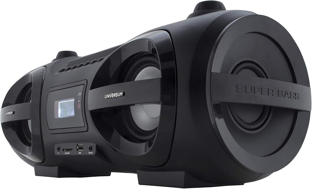 CD-Player Boombox Ghettoblaster mit Radio, CD, MP3, Bluetooth, USB, AUX UNIVERSUM BB 500-20