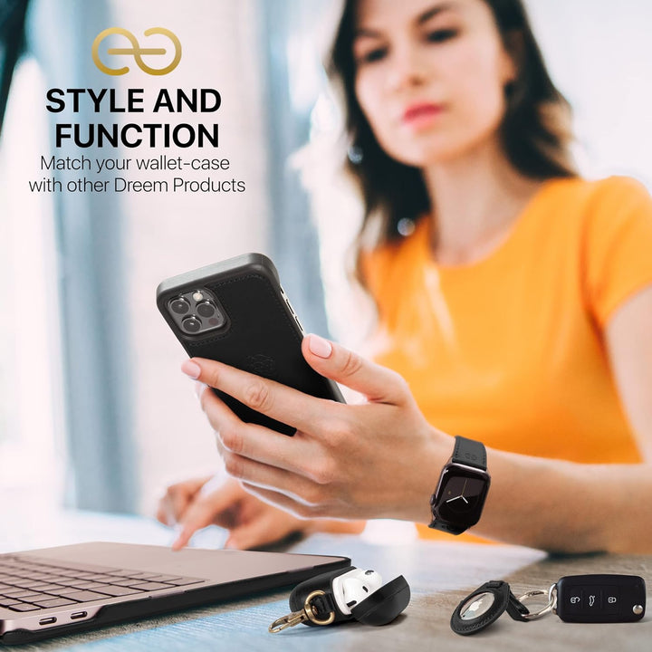 Dreem Fibonacci iPhone 14 Pro Geldbörsen-Hülle / 2-in-1 Stossfestes MagSafe Case und abnehmbares Lux