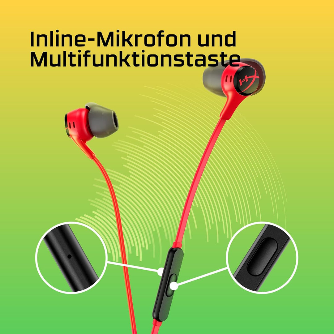 HyperX Cloud Earbuds II - Gaming Earbuds with Mic