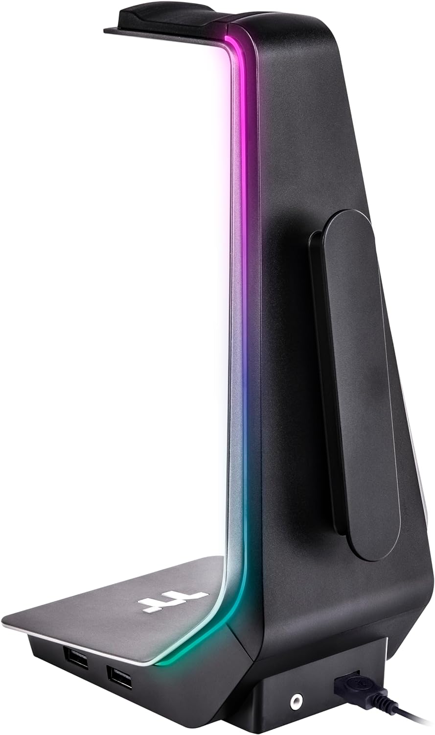 Thermaltake Argent HS1 RGB Gaming Headset Stand | Headset-Halterung | Aluminium | Kabelhalter | Zwei