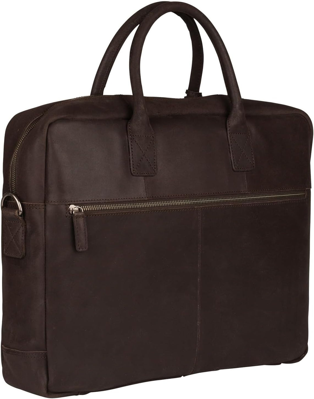 Burkely Vintage Max Worker - Laptoptasche 17.3'' 44 cm dark brown
