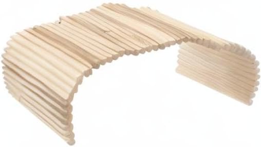 Haustierversteck, Meerschweinchen Holzleiter Brücke Kaninchen Versteck Haus Tunnel Nagetiere Kauspie