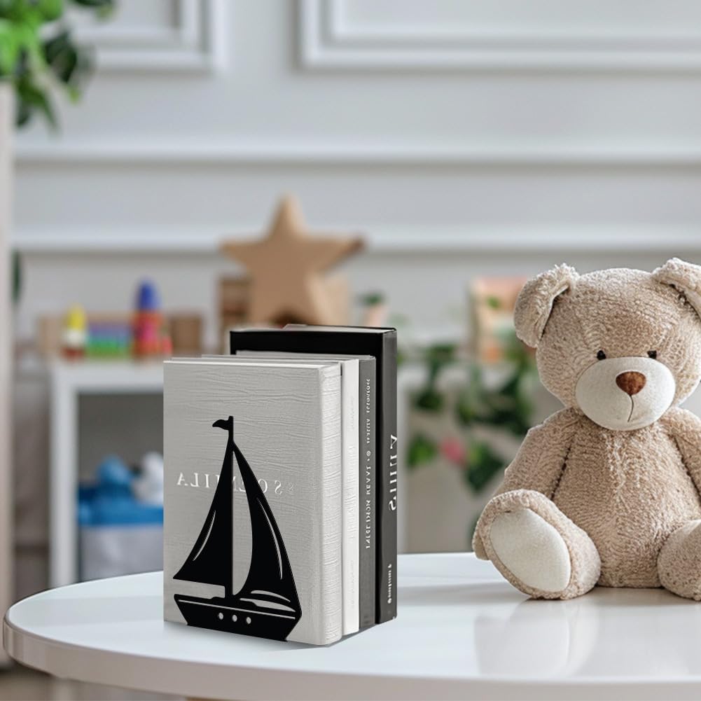 Peacoblue BuchstüTzen-Halter Aus Metall füR Dekorative Regale, 13.5 X 11 X 18 cm, Modern, Kreativ Ro