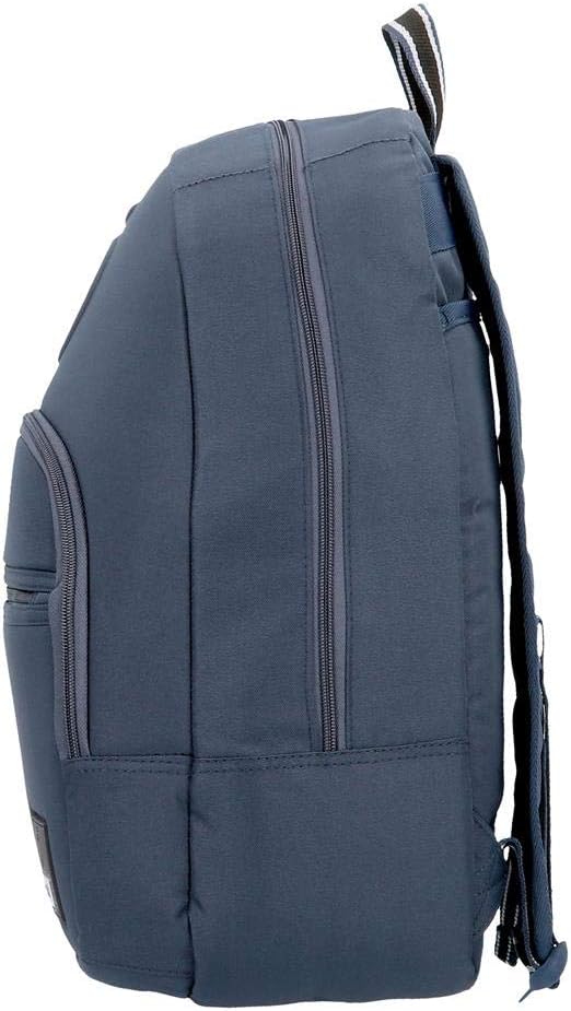 Enso Basic Rucksack Blau 32x46x15 cms Polyester für 15,6"-Laptop 22.1L Blau Rucksack, Blau Rucksack