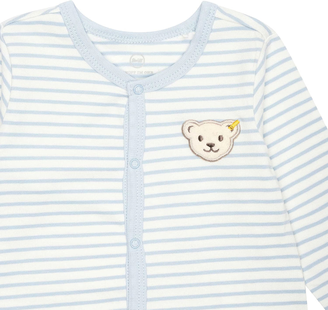 Steiff Unisex Baby Basic Kleinkind-Schlafanzüge 74 Celestial Blue, 74 Celestial Blue