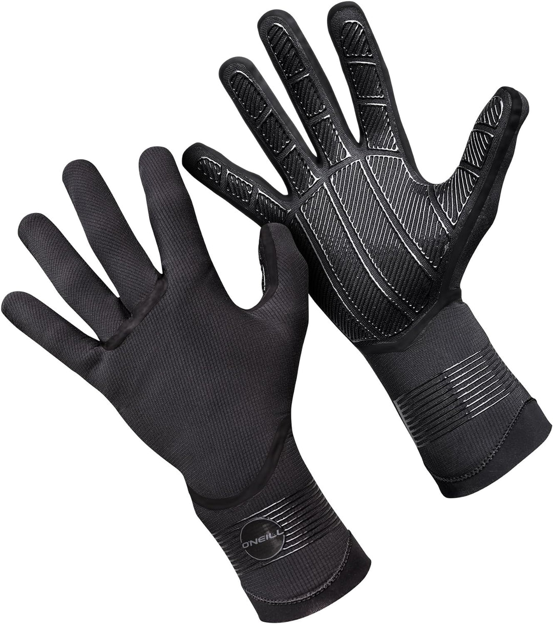 O';Neill Psycho 1.5MM Neopren-Neoprenhandschuhe, doppelt gefüttert, Schwarz - Erwachsene Unisex - 10