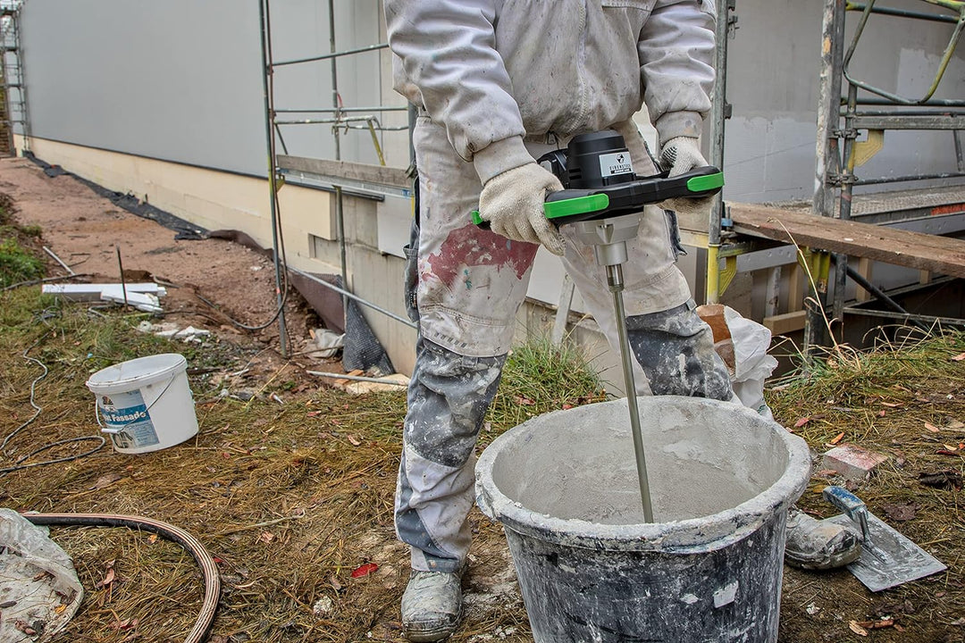 Eibenstock Akku Rührwerk + 2 Akkus + Ladegerät + Quirl WG120