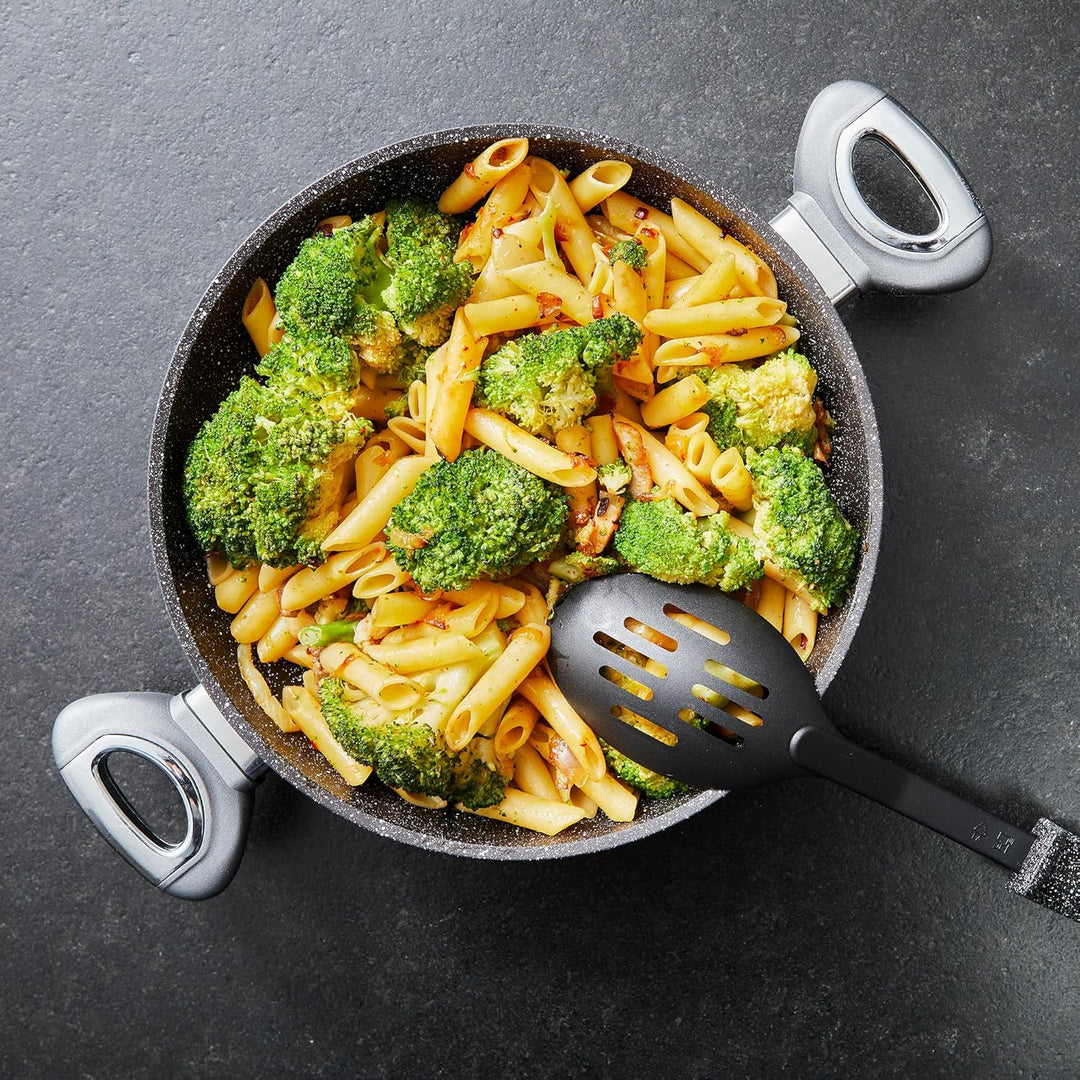 STONELINE® Gourmundo Made in Germany Servierpfanne 24 cm, auch für öl- und fettfreies Braten, Kratzf