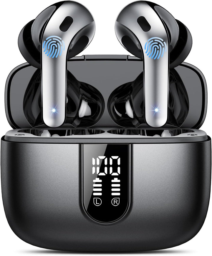 Bluetooth Kopfhörer, In Ear Kopfhörer Kabellos Bluetooth 5.3 mit 50H Tiefer Bass, 2024 Neue Kabellos