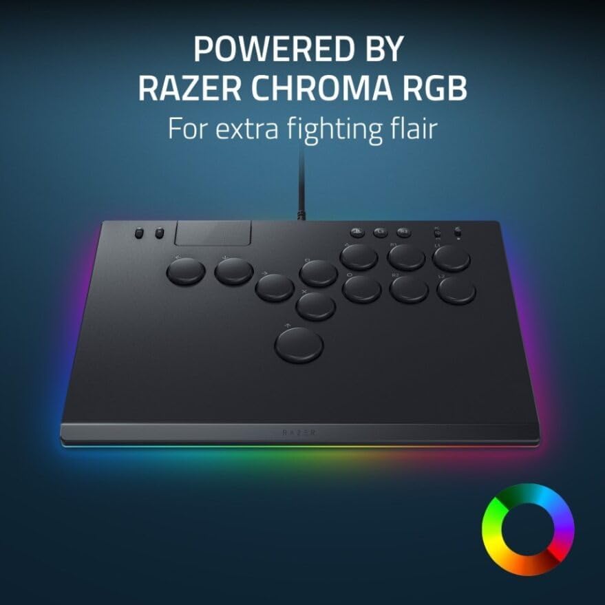 Razer Kitsune - Optischer All-Button-Arcade-Controller für PS5 und PC (Layout mit 4 präzisen Bewegun