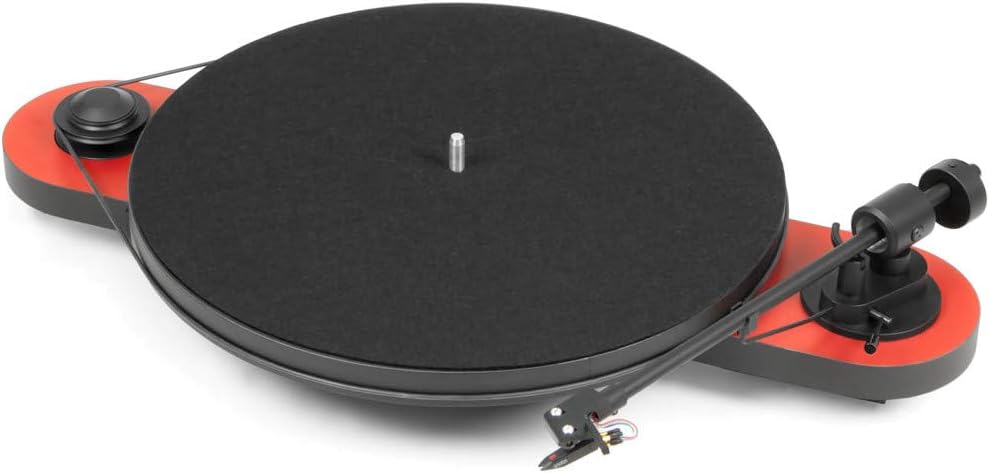 Pro-Ject Elemental, Best Buy Plattenspieler (Elemental Phono USB, Rot-Schwarz) Elemental Phono USB R