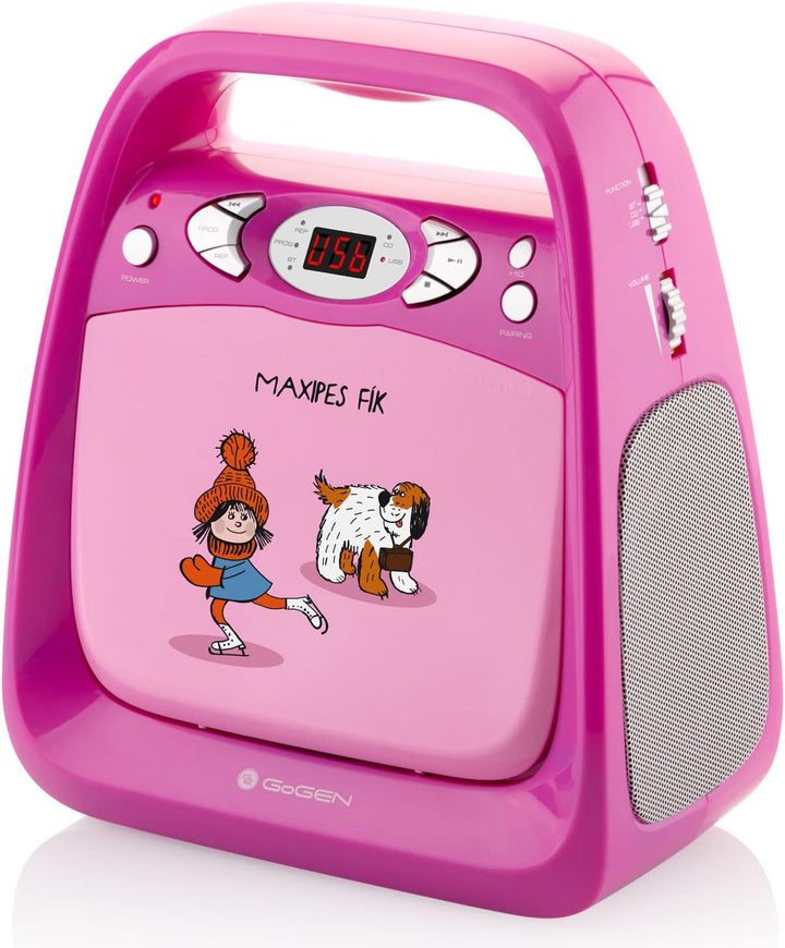 GoGEN Karaoke CD-Player I Maxipes I Bluetooth I USB Port I Karaokemikrofon I Kopfhöreranschluss I Ka