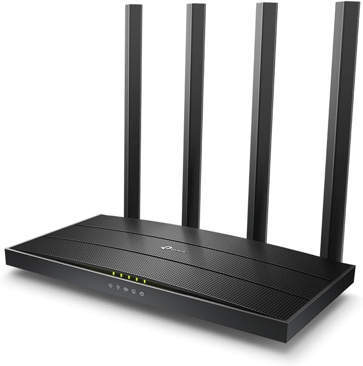 TP-Link Archer C6 Dualband Gigabit WLAN-Router (867Mbit/s 5GHz + 300Mbit/s 2,4GHz, 4 Gigabit LAN-Por