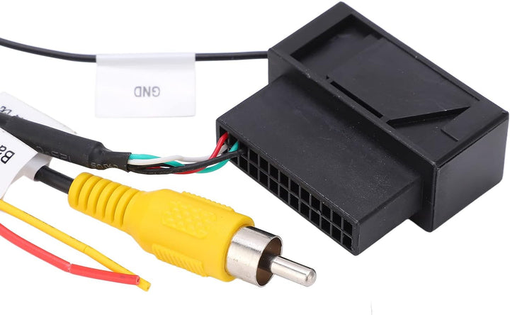 Aramox RGB-zu-AV-Konverter, Original-Autokamera, RGB-Decoder, RGB-zu-AV-Umwandlungsbox, Autoschlüsse