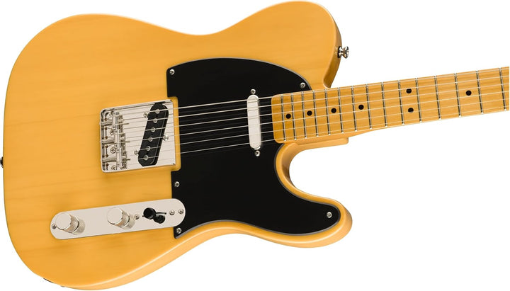 Squier by Fender Classic Vibe '50s Telecaster mit Ahorngriffbrett, Butterscotch Blonde, Standardgrös