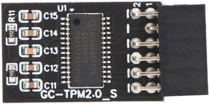 TPM 2.0 Modul LPC SPI 12 Pin Remote Card Encryption Security Board, Zubehör Kompatibel mit Plattform