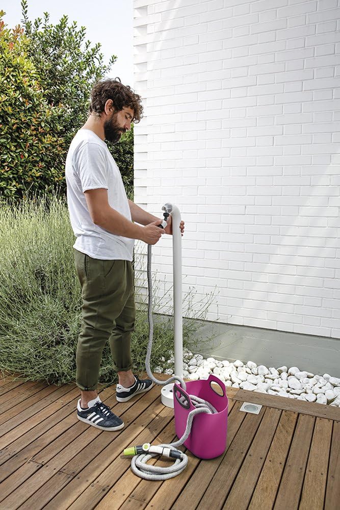 G.F. GF Garden Aquapop 30 Ausziehbarer Gartenschlauch, 30 Meter, gebrauchsfertig, mit praktischer Ta