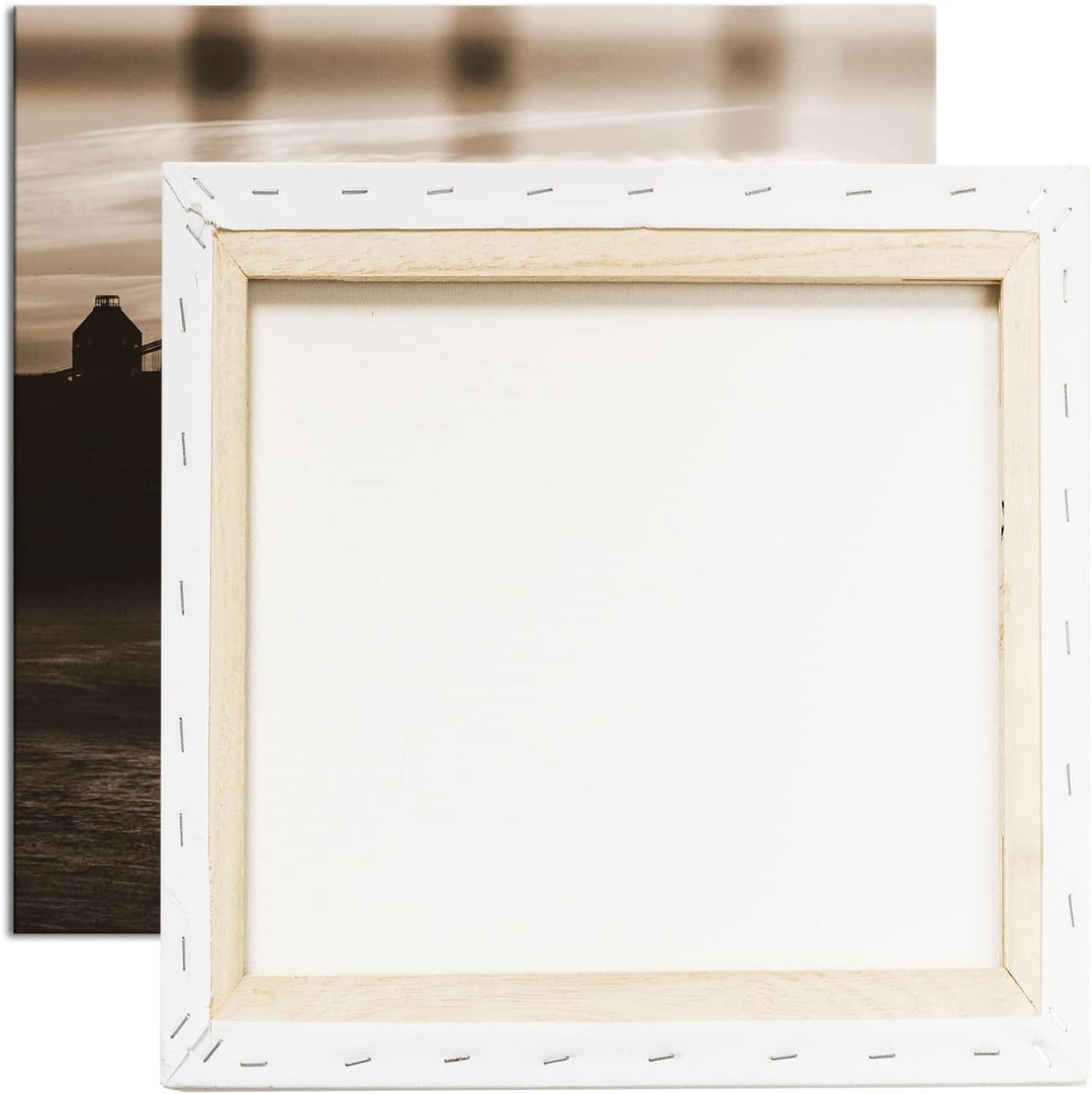 deyoli taumhafte Hängebrücke Format: 70x70 cm Effekt: Sepia als Leinwandbild, Motiv fertig gerahmt a