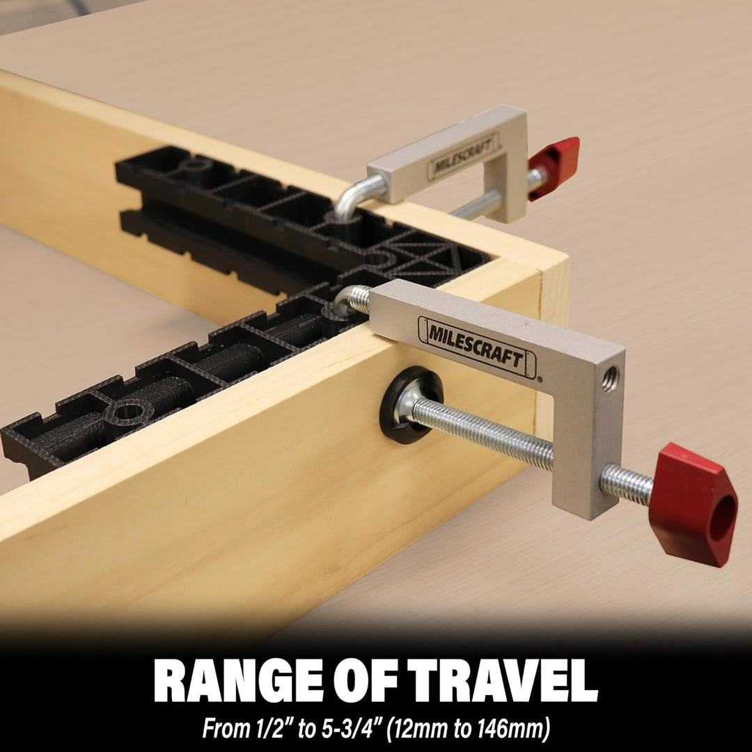 Milescraft 4009 hochweritge und robuste Universal-Anschlagklemmen. Einstellbar und multifunktional f