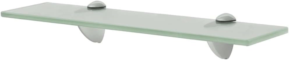 FIRBNUS Wall Shelf 2 Stück 40x20x0,8 cm Bad Regal Ablagen Regal Glas Schwebend für Wohnzimmer Badezi