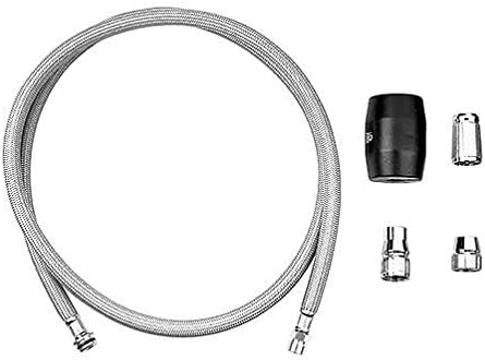GROHE Brauseschlauch (1425 mm, inklusive Gewicht und Führungsmuttern G 1/2"), chrom, 48293000 1425 m