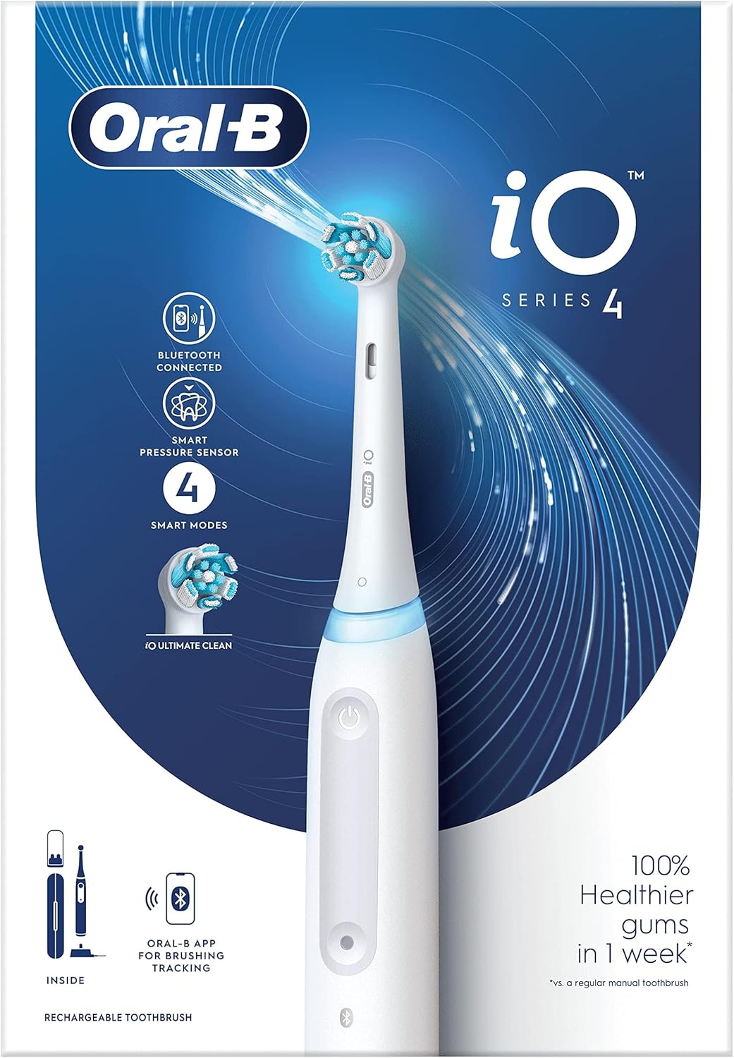 Elektrische Zahnbürste, iO Series 4, Weiss