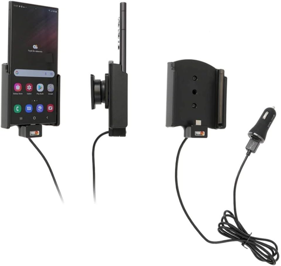 Brodit Gerätehalter 721291 | Made IN Sweden | mit Ladefunktion für Smartphones - Samsung Galaxy S22
