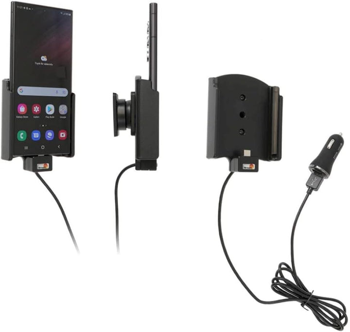 Brodit Gerätehalter 721291 | Made IN Sweden | mit Ladefunktion für Smartphones - Samsung Galaxy S22