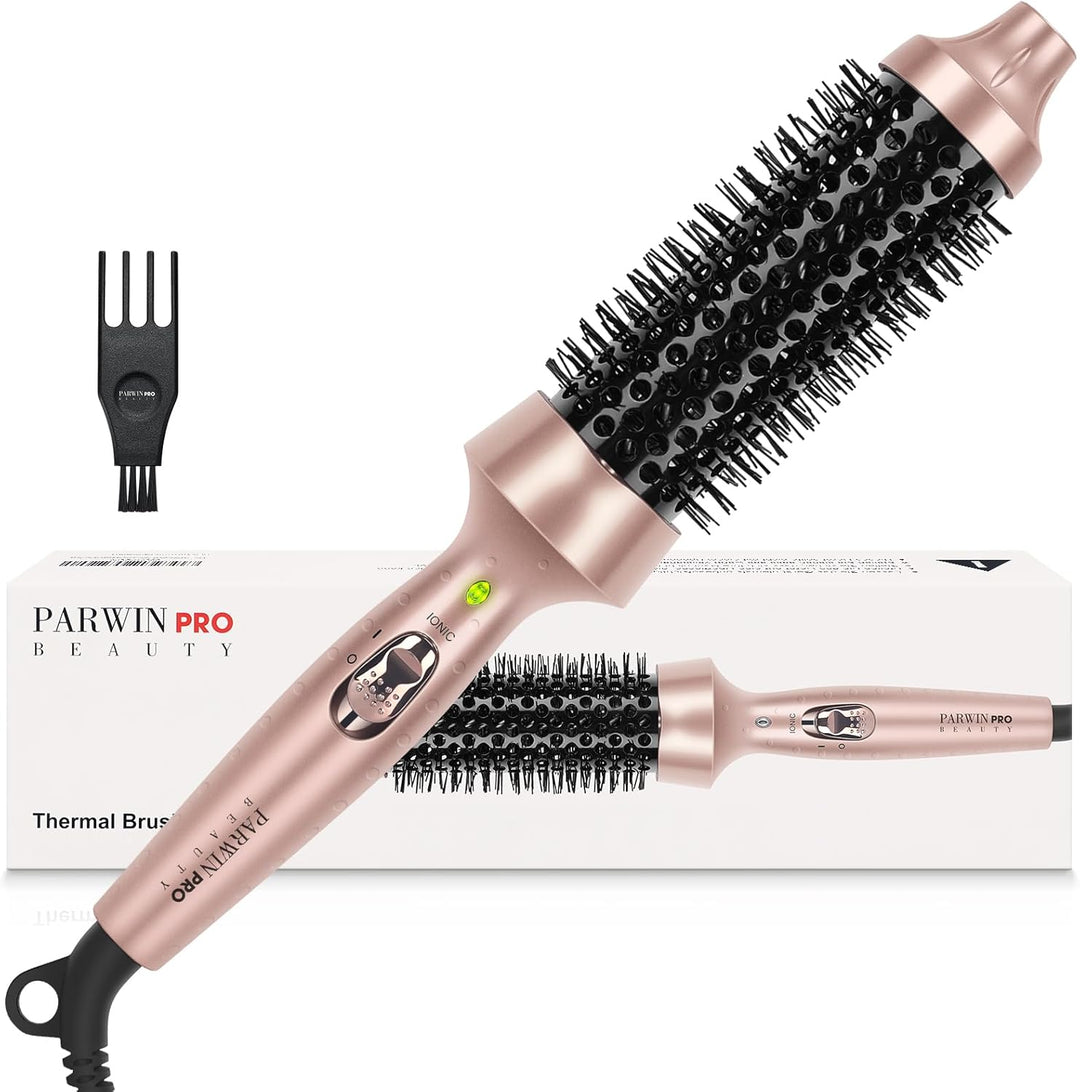 PARWIN PRO BEAUTY Thermal Brush Lockenbürste 35mm mit Heizung Keramik Turmalin Glätteisen Lockenstab