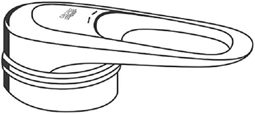 GROHE Hebel (Original Ersatzteil, Langlebig, Robust, Herstellergarantie: 5 Jahre), Chrom/mattchrom,