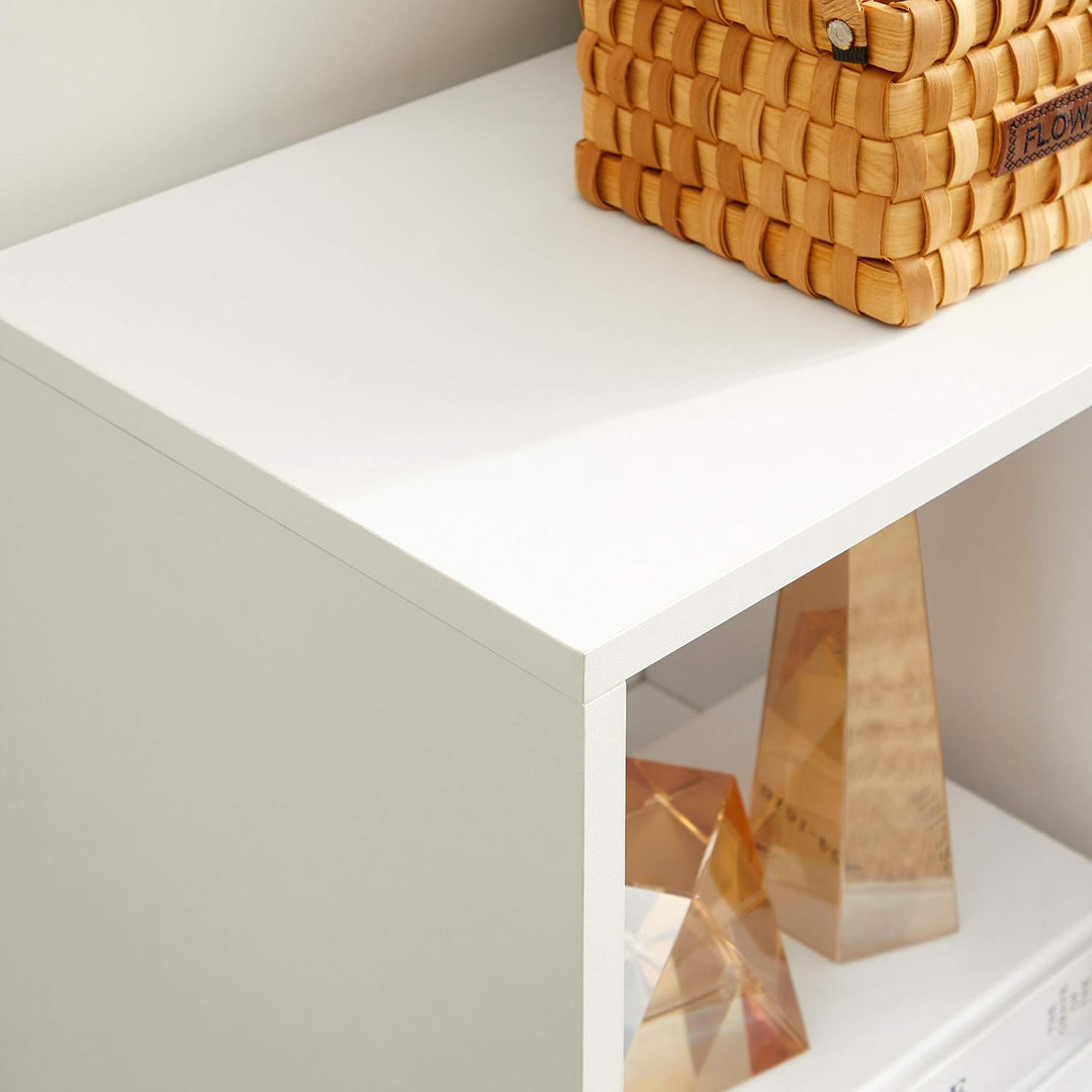 VASAGLE Bücherschrank, Bücherregal, mit 6 Fächern, Büroregal, Würfelregal, Standregal, für Wohnzimme