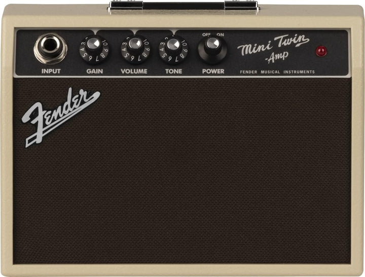 Fender Mini 65 Twin-Amp E-Gitarre Verstärker Blond Mini 65 Twin-Amp beige (blonde), Mini 65 Twin-Amp