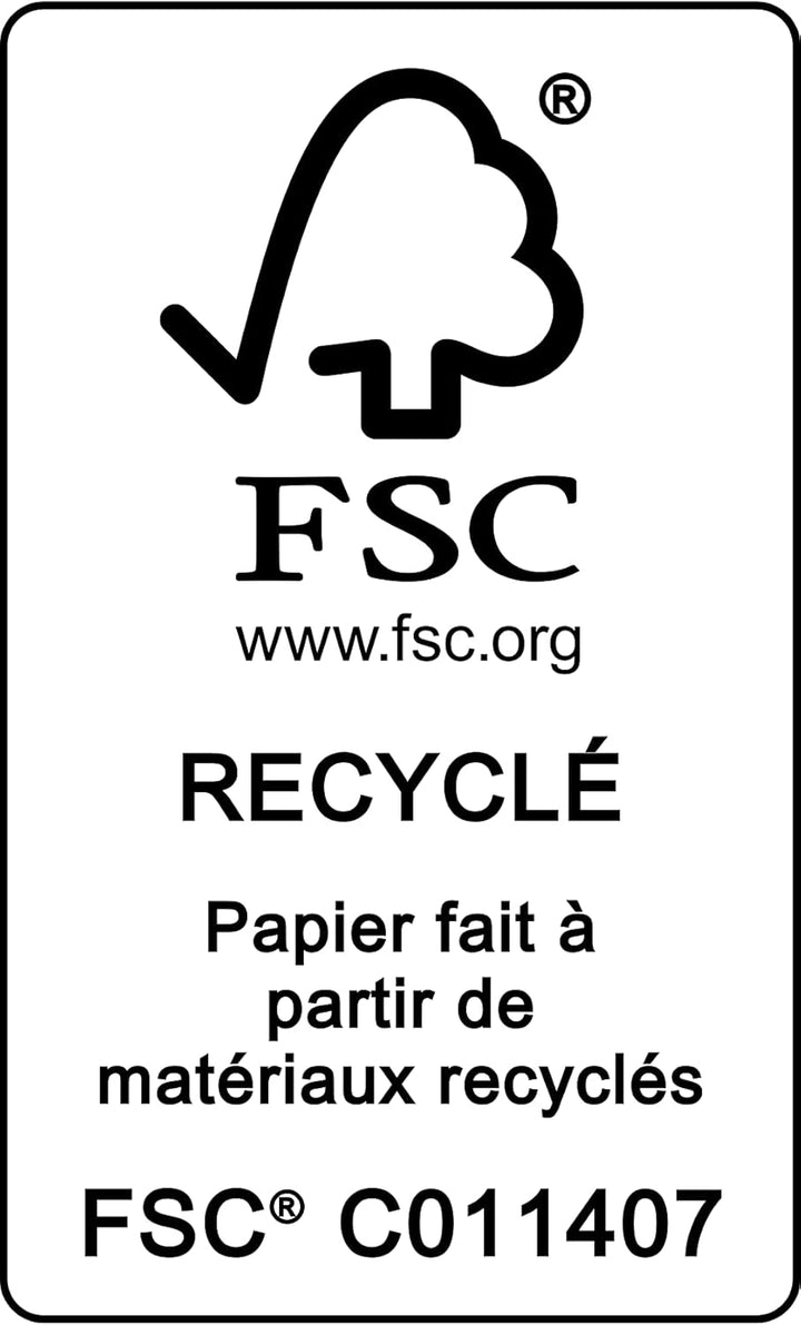 Avery LR7651-100 Klebeetiketten, 63,5 x 33,9 mm, aus zu 100 % recycelten Materialien 63,5 x 33,9 mm,