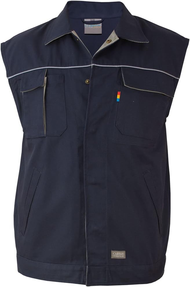 Carson Contrast Arbeitsweste, Deep navy / Grau, L Deep Navy / Grau L, Deep Navy / Grau L
