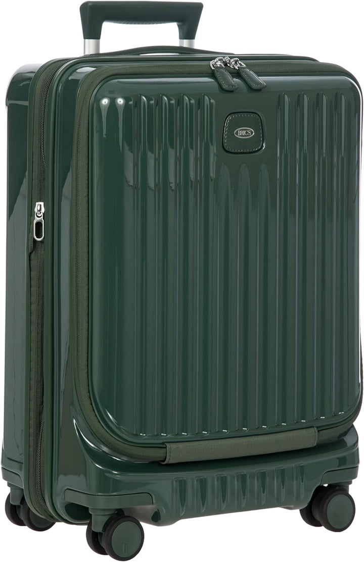 Brics Positano - 4-Rollen Kabinentrolley 55 cm USB, Emerald Green
