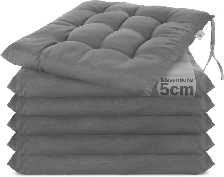 Brandsseller Sitzkissen Dekokissen Stuhlkissen Zierkissen Gartenkissen - 9er Steppung- in Verschiede