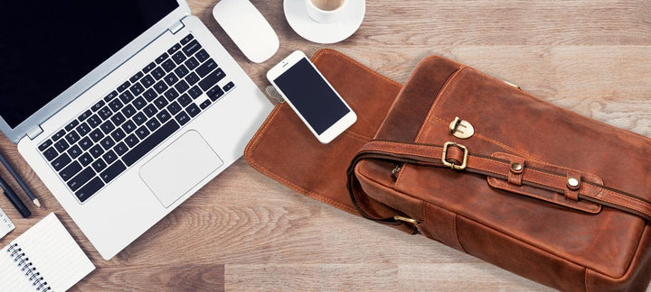 MATADOR Schultertasche Leder Herren Arbeitasche Damen Handttasche Umhängetasche Gross Dokumententasc