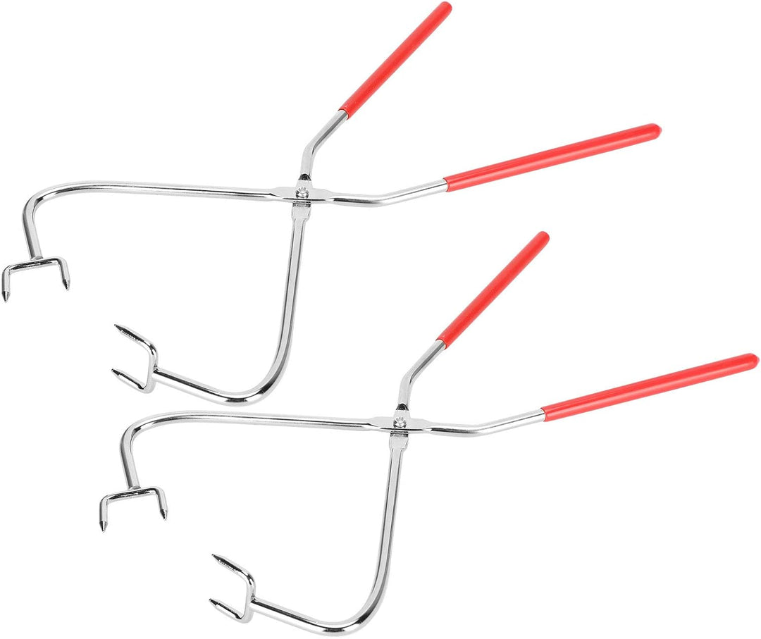 Ton-Skulpturen-Werkzeug, 2 Stück, Keramik-Glasur-Tauchzange, Edelstahl, DIY-Ton-Bildhauerei, Keramik