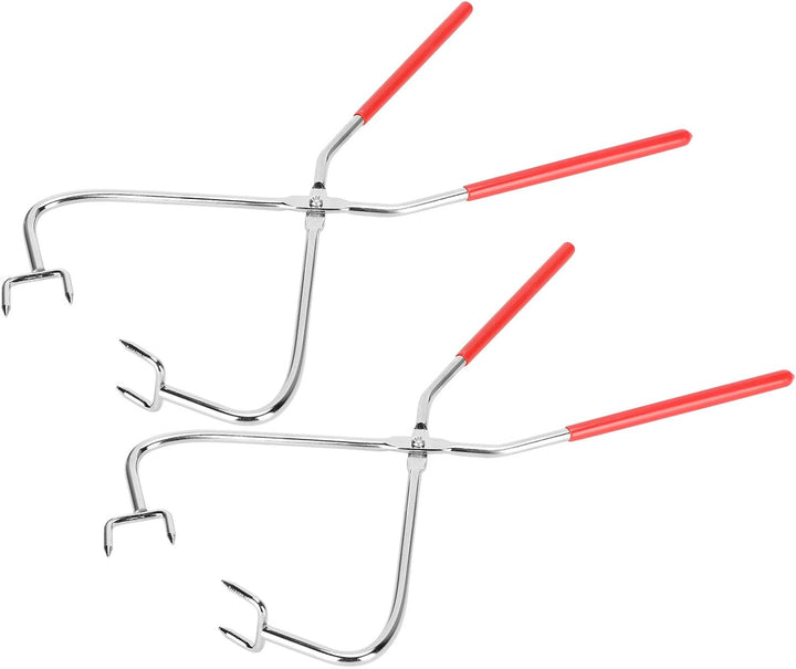 Ton-Skulpturen-Werkzeug, 2 Stück, Keramik-Glasur-Tauchzange, Edelstahl, DIY-Ton-Bildhauerei, Keramik