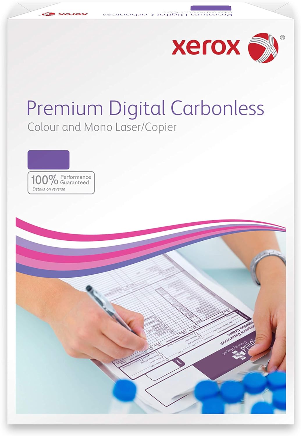 Xerox 003R99111 Premium Digital Selbstdurchschreibepapier, 4 fach-Satz, vorsortiert Pack mit 500 Bla