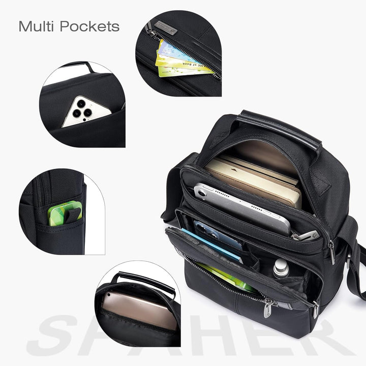 SPAHER Herren Handtaschen Zum Umhängen Umhangetasche Mann Schultertasche Männer Herrentasche Zum Umh