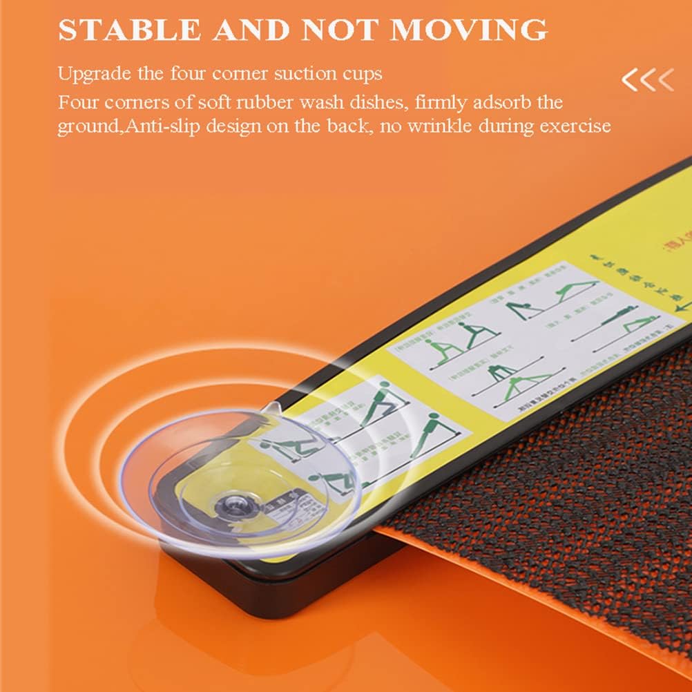 Gleitbrett mit Schuhüberzug, Trainingsmatte für Bein-Topf-Training, Fitness, Gleitbrett für Fitness-