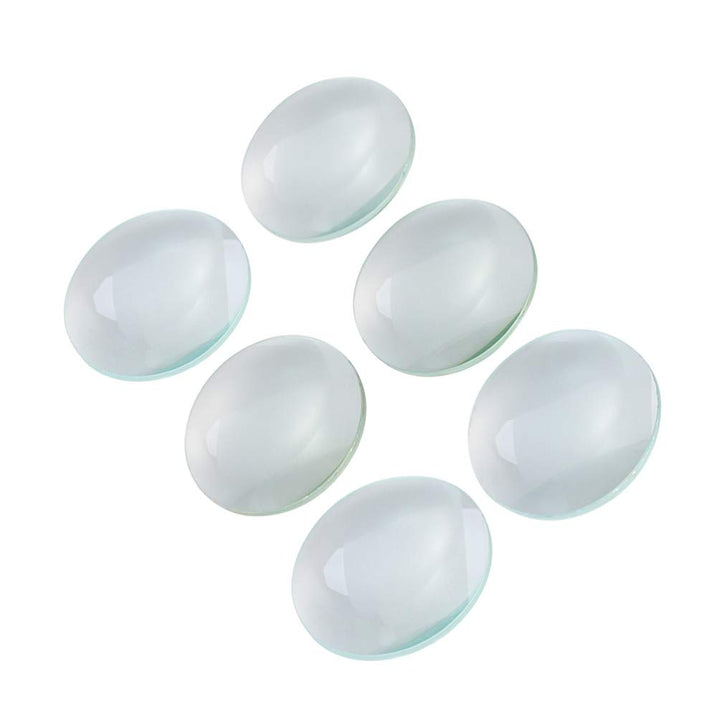 ibasenice Premium Optisches Glas - 6 Stück Glaslinse Optische Linse 3cm / 5cm / 5cm Durchmesser 50 M